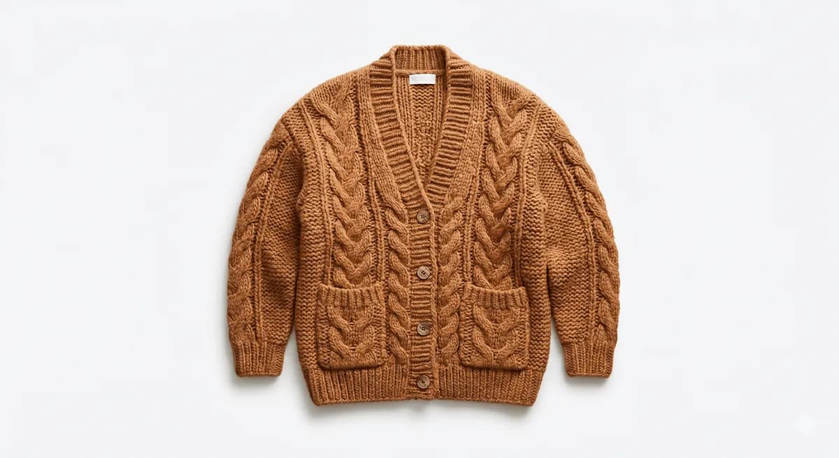 Cardigan Knit Caramel