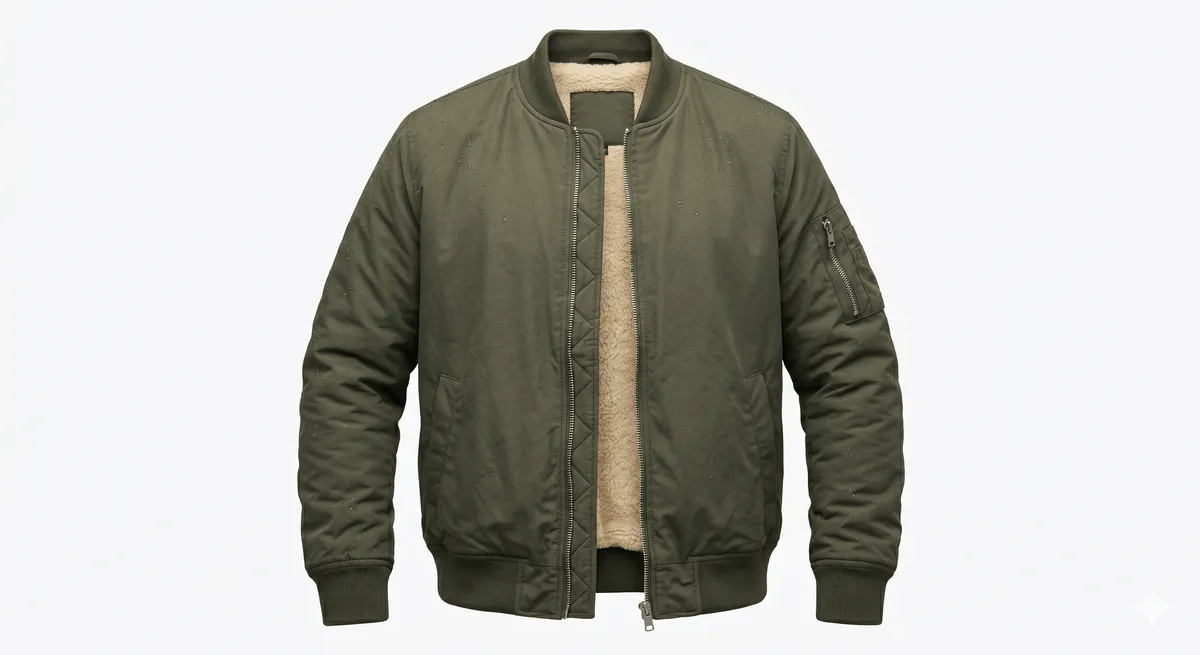 Jaket Bomber Olive