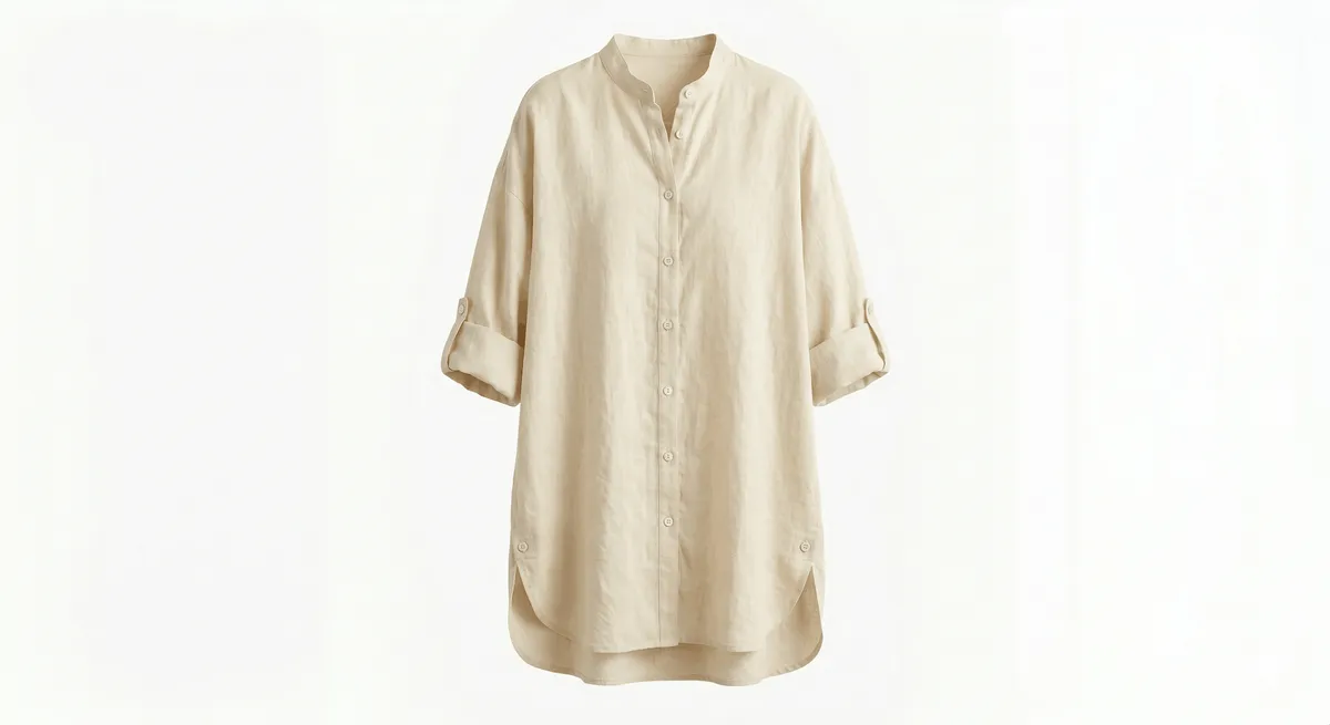 Kemeja Oversized Cream