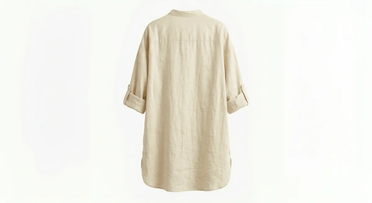 Kemeja Oversized Cream — foto 2